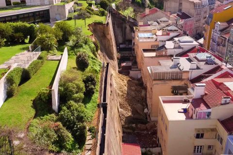 Landslide in Graça